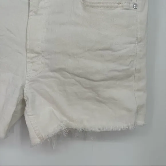 MOTHER The Sinner Frayed Denim Shorts in Fairest of Them All