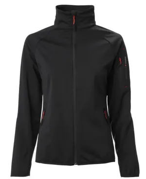 MUSTO WOMEN'S CREW SOFTSHELL JACKET - BLACK