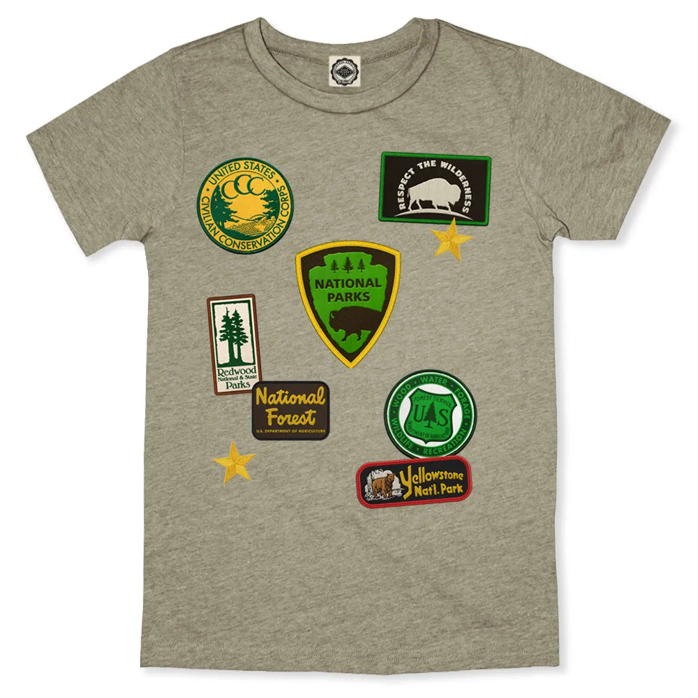 National Parks Patches Men's Tee