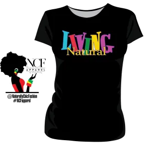 NCF | LIVING NATURAL LADIES BLACK TEES
