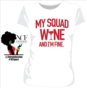 NCF | MY SQUAD White Ladies  Tees (N)