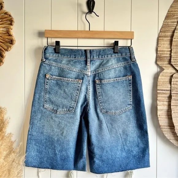 NEW FREE PEOPLE shorts bermuda ripped size 24 high rise