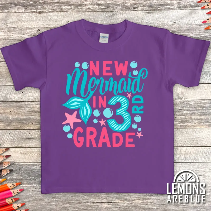 New Mermaid In School Premium Youth Tees