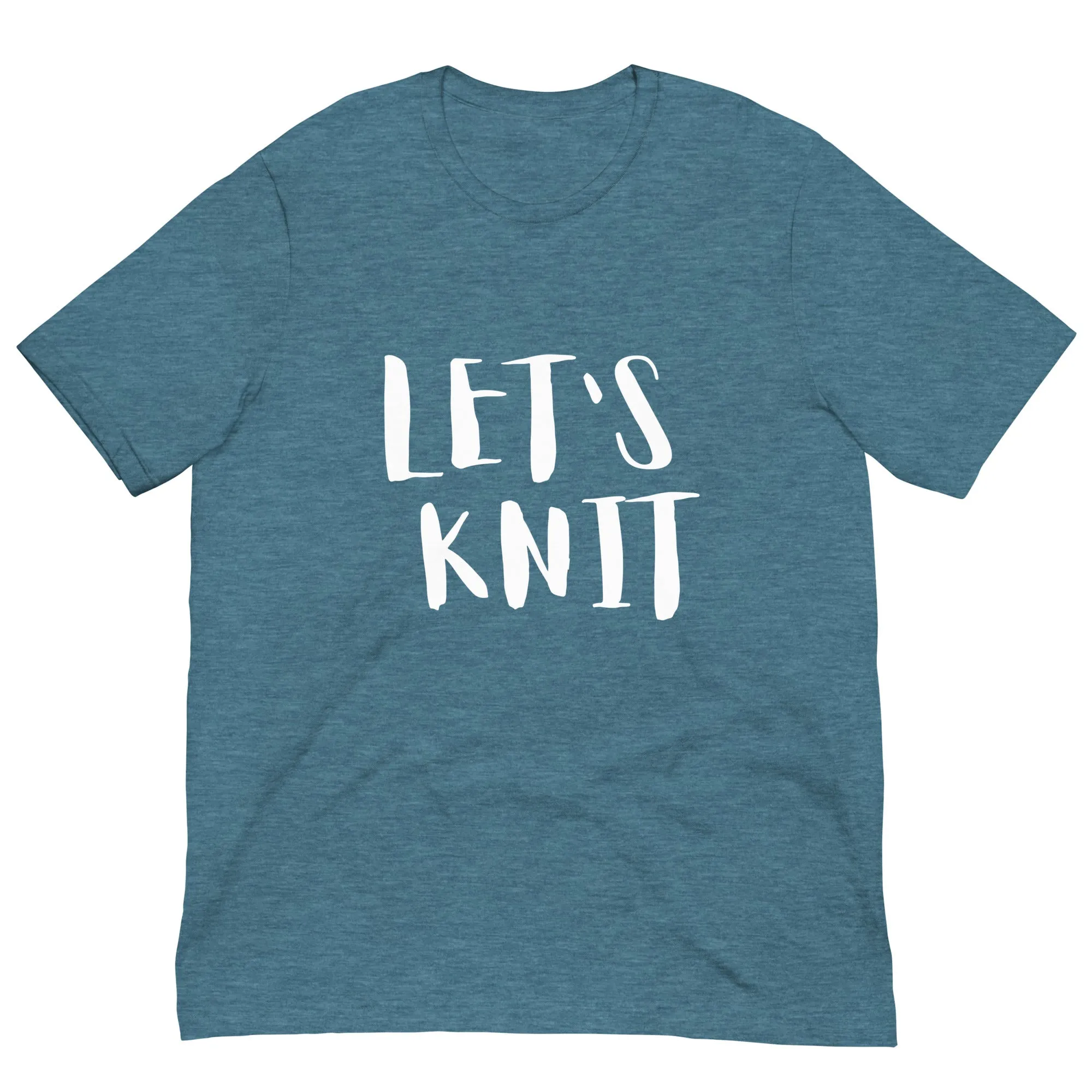 NEW! Unisex Let's knit t-shirt