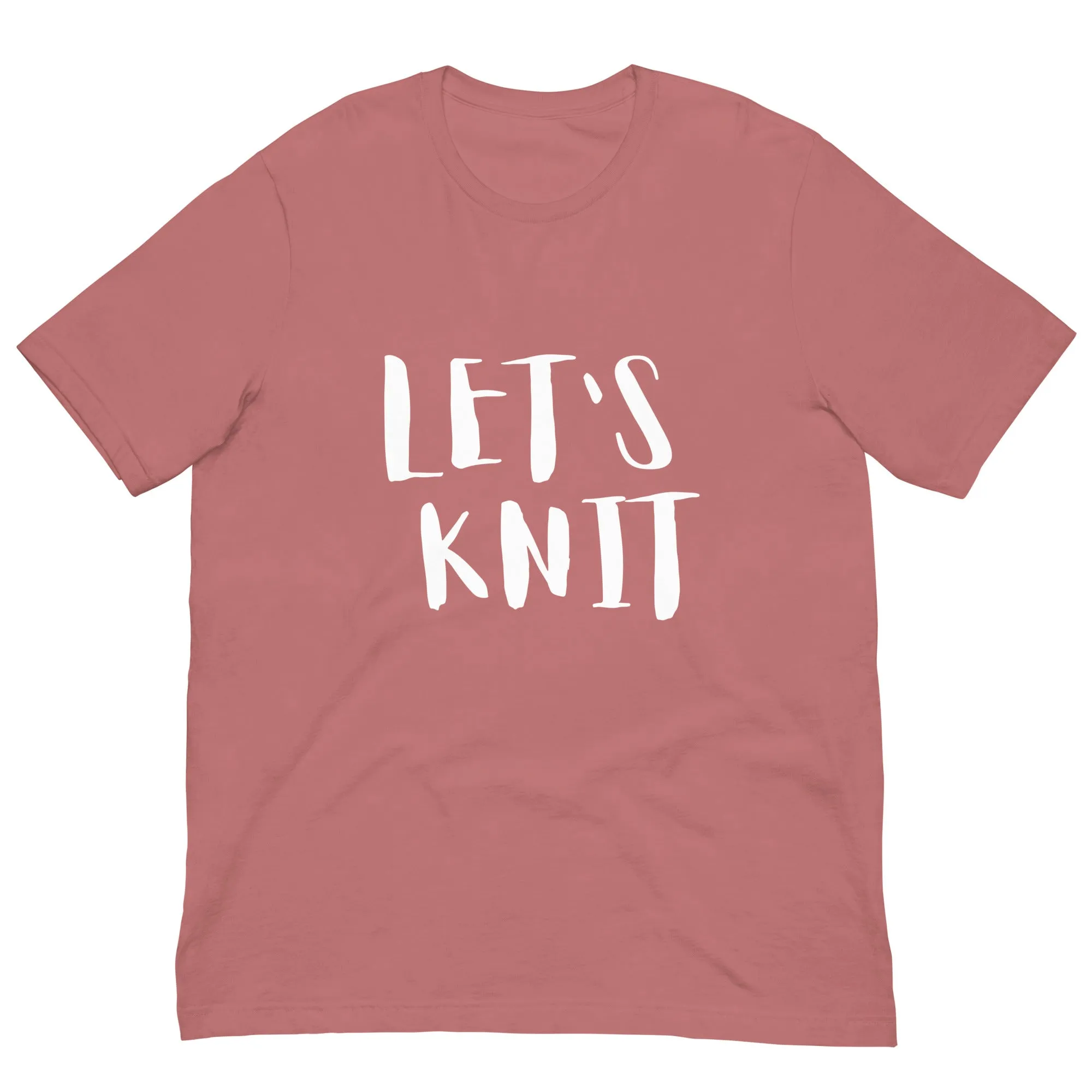 NEW! Unisex Let's knit t-shirt