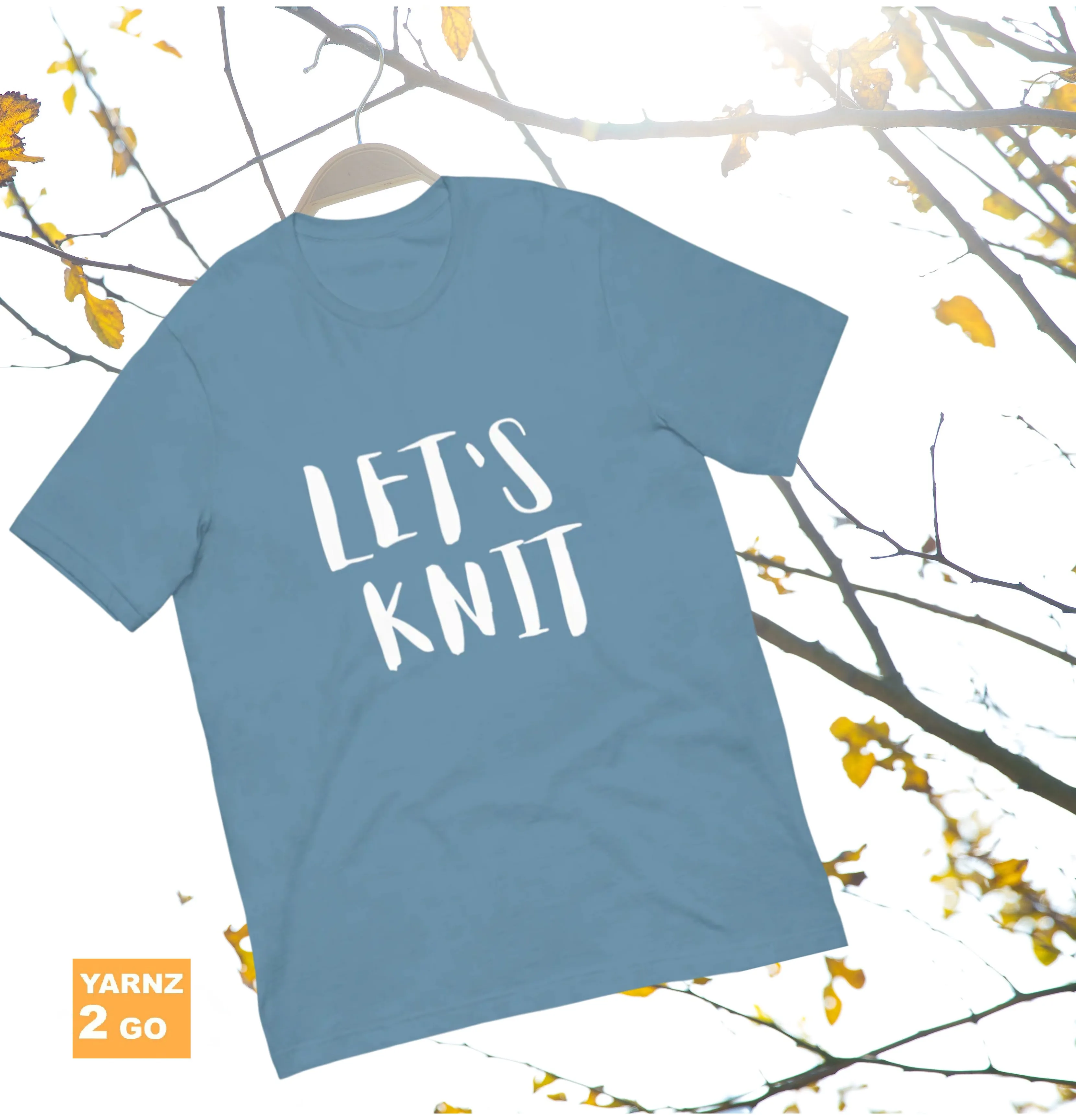 NEW! Unisex Let's knit t-shirt