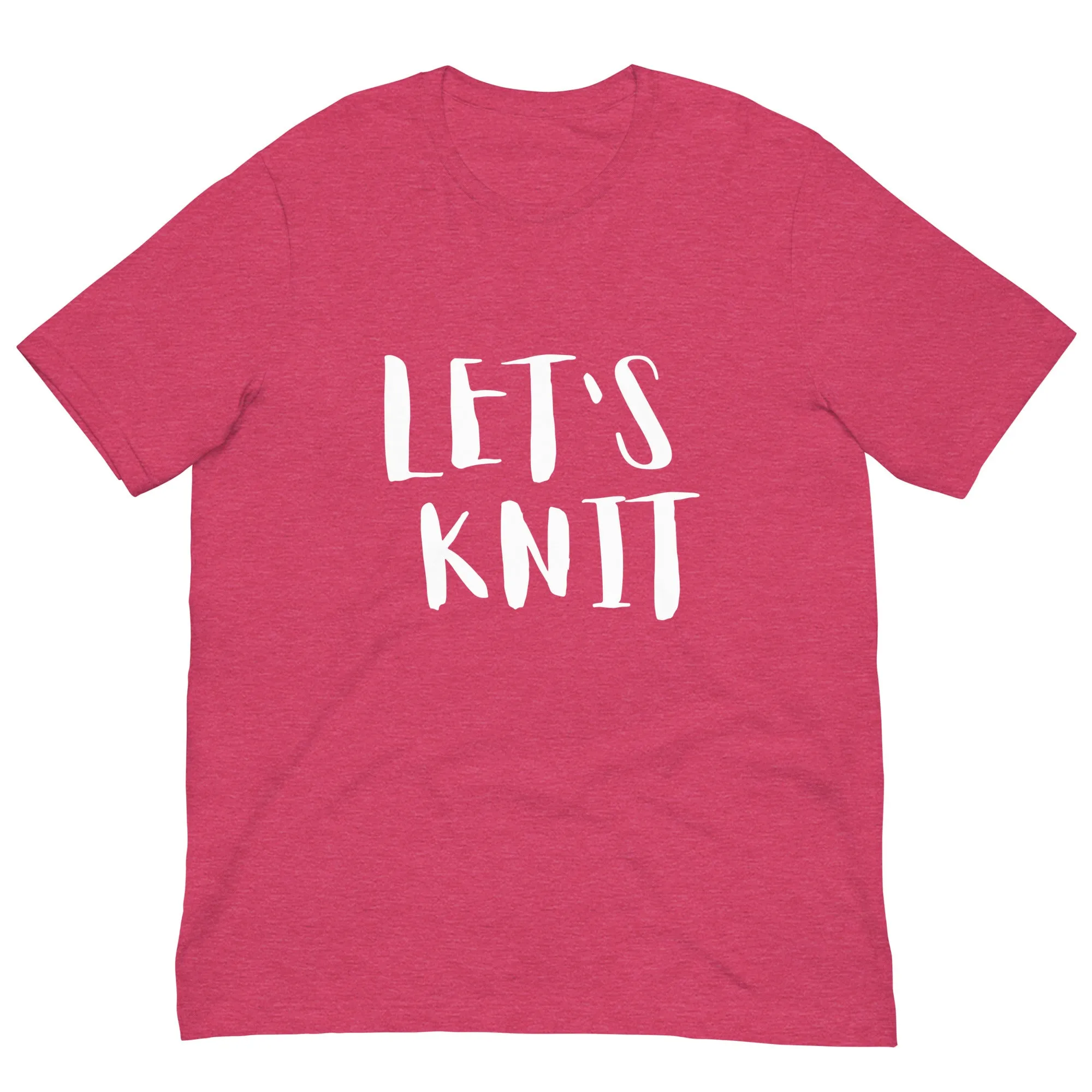 NEW! Unisex Let's knit t-shirt