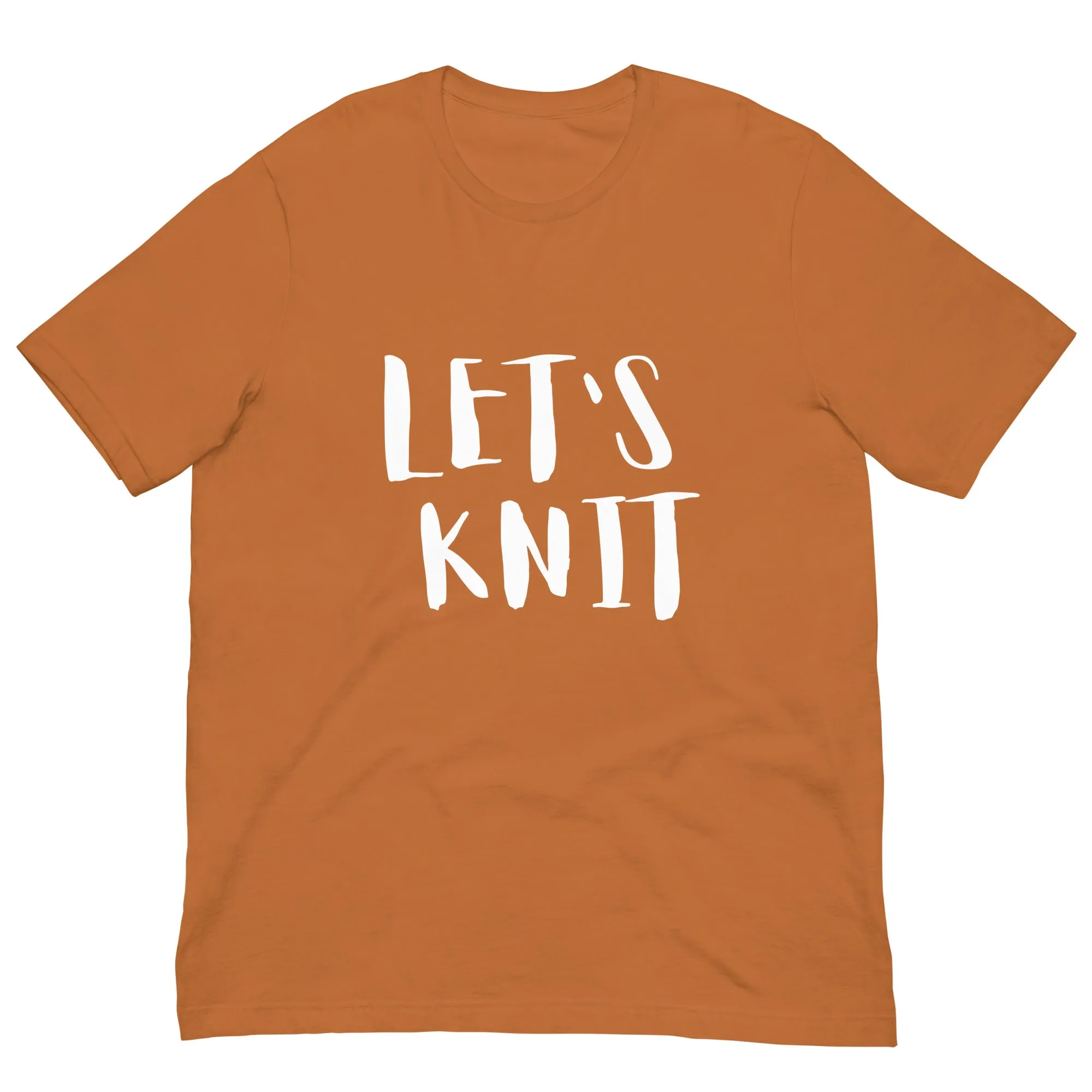 NEW! Unisex Let's knit t-shirt