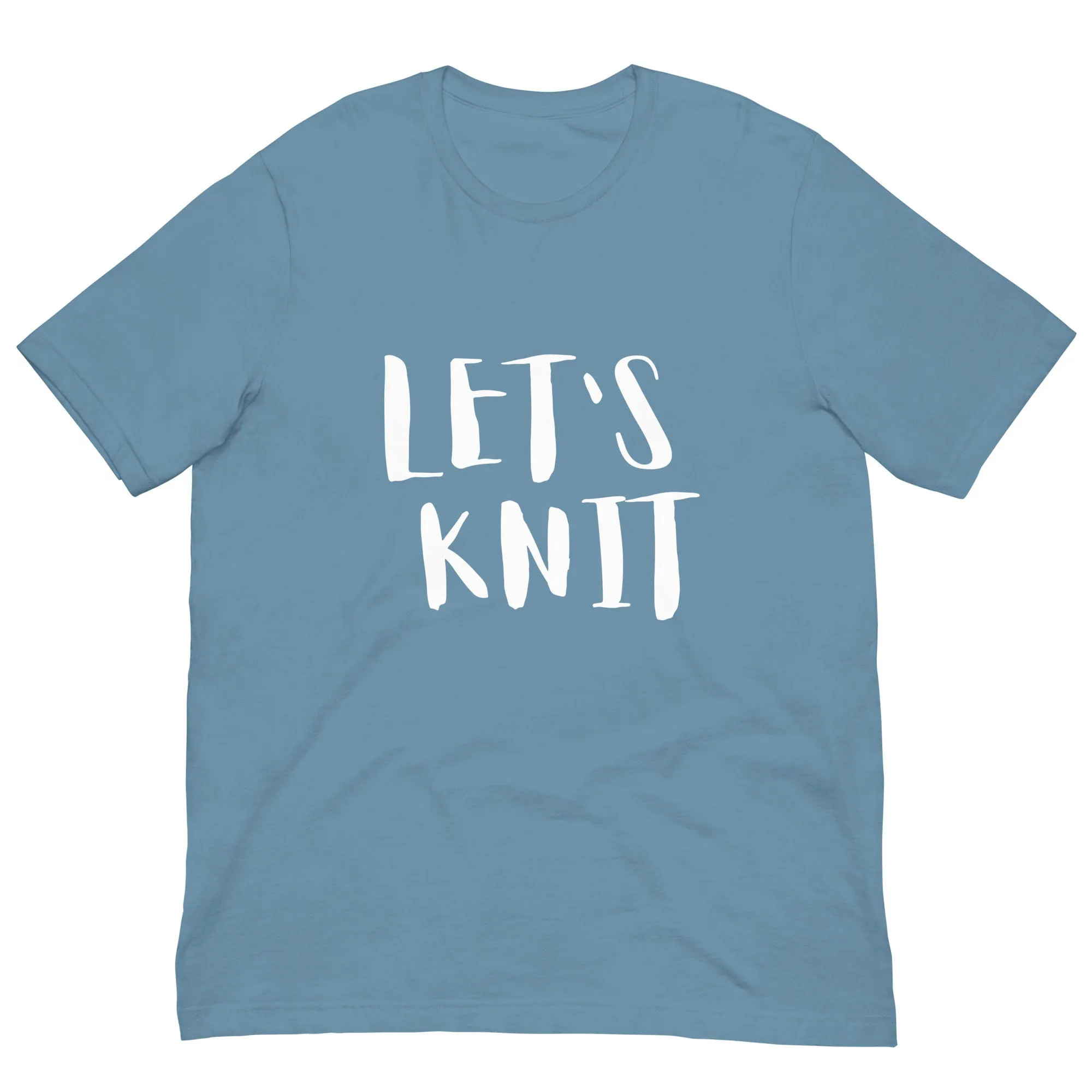NEW! Unisex Let's knit t-shirt