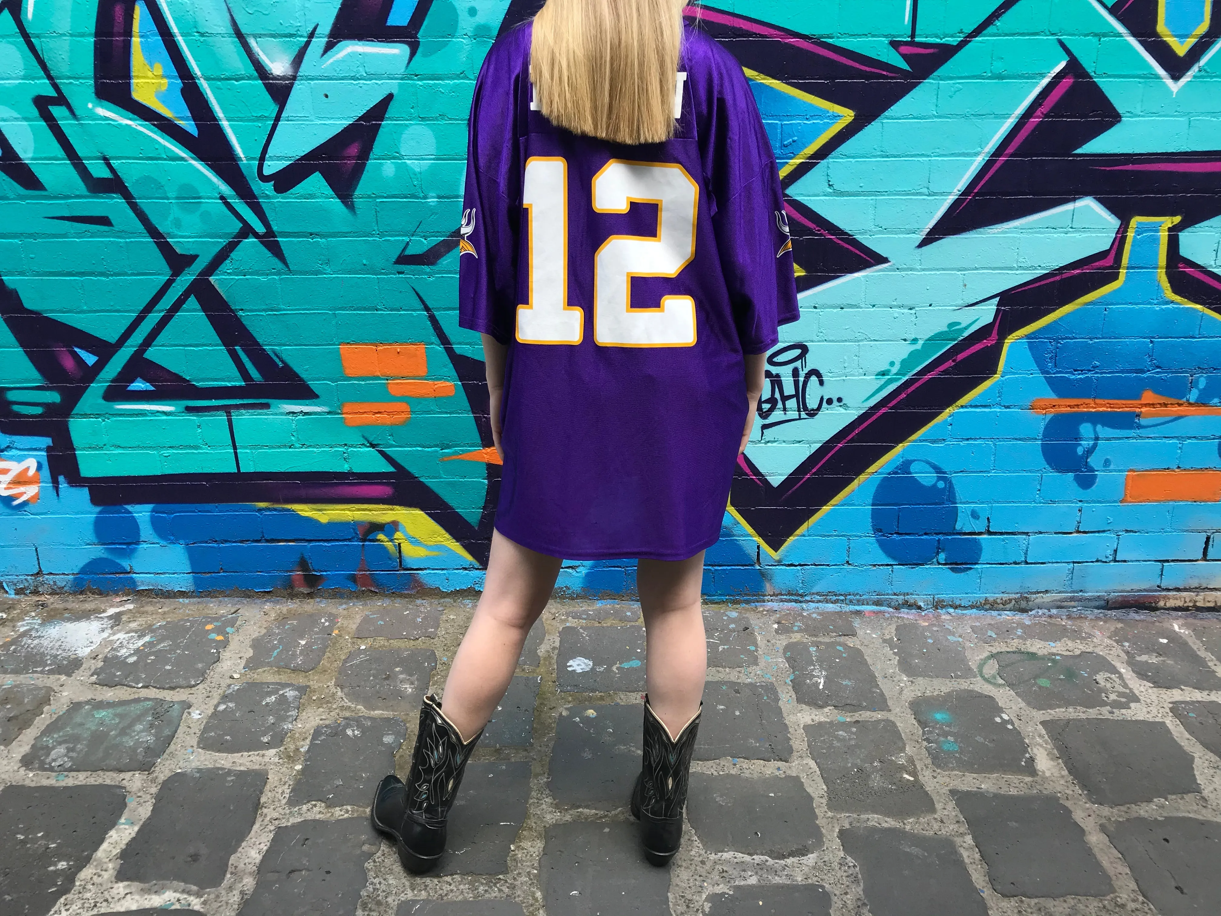 NFL Minnesota Vikings Vintage 90’s  Mens Jersey “ Harvin No 12 “ By NFL Team Apparel