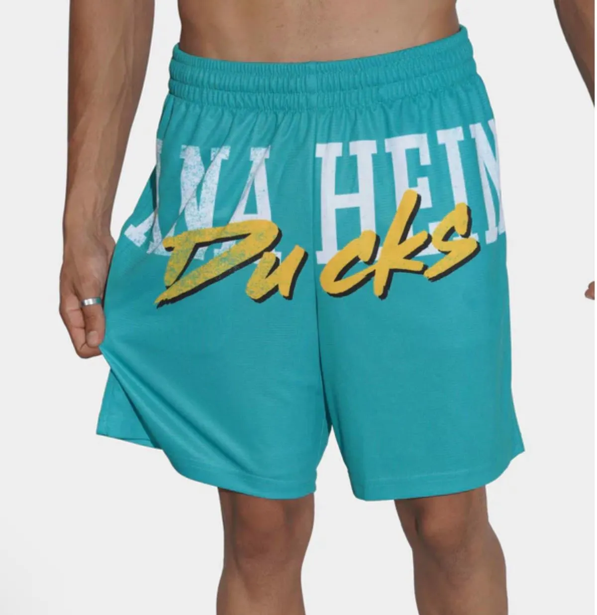 NHL Anaheim Mighty Ducks Men’s Mesh Shorts Size Small (New)