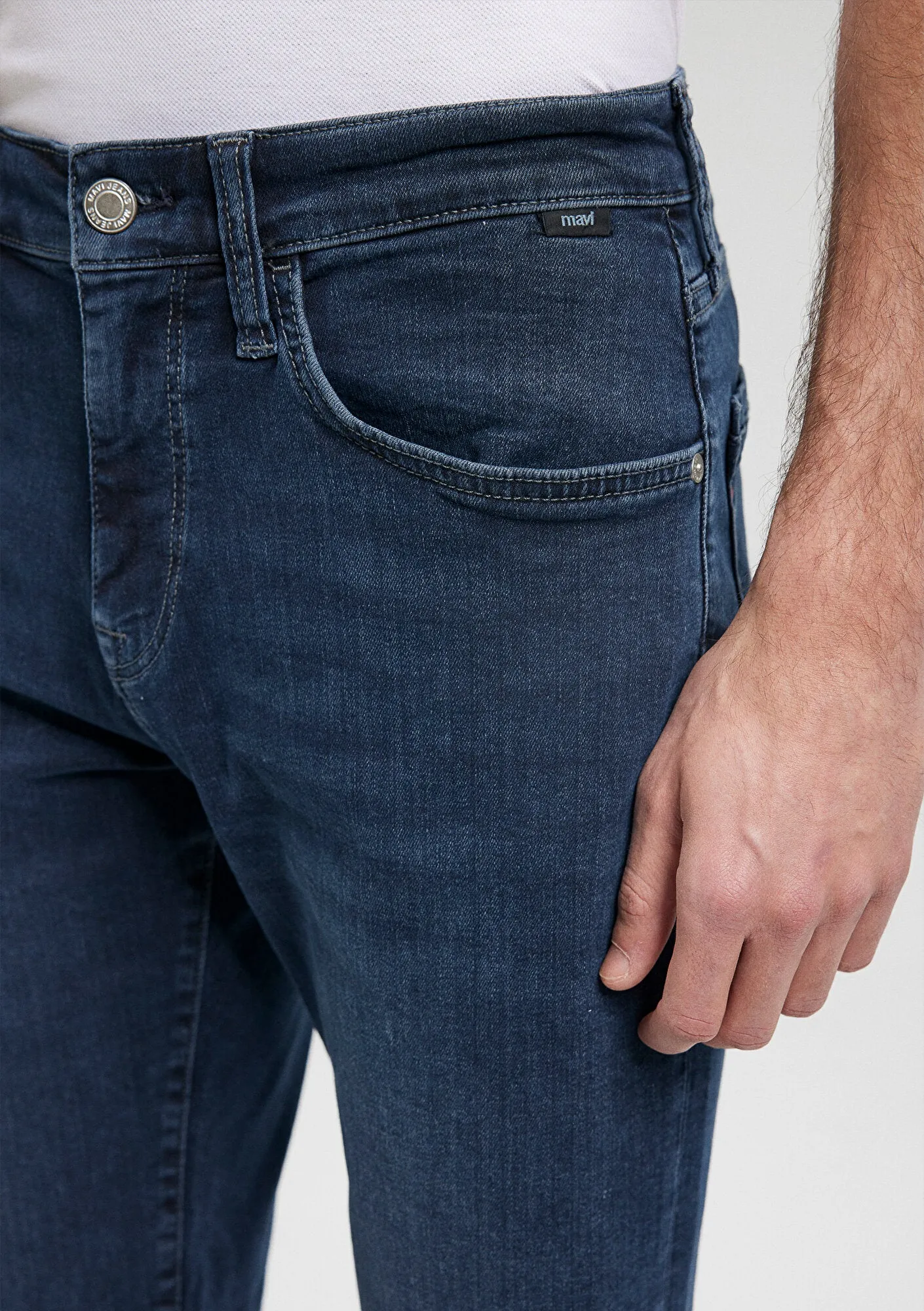 Nicholas Foggy Indigo Mavi Premium Jean Shorts
