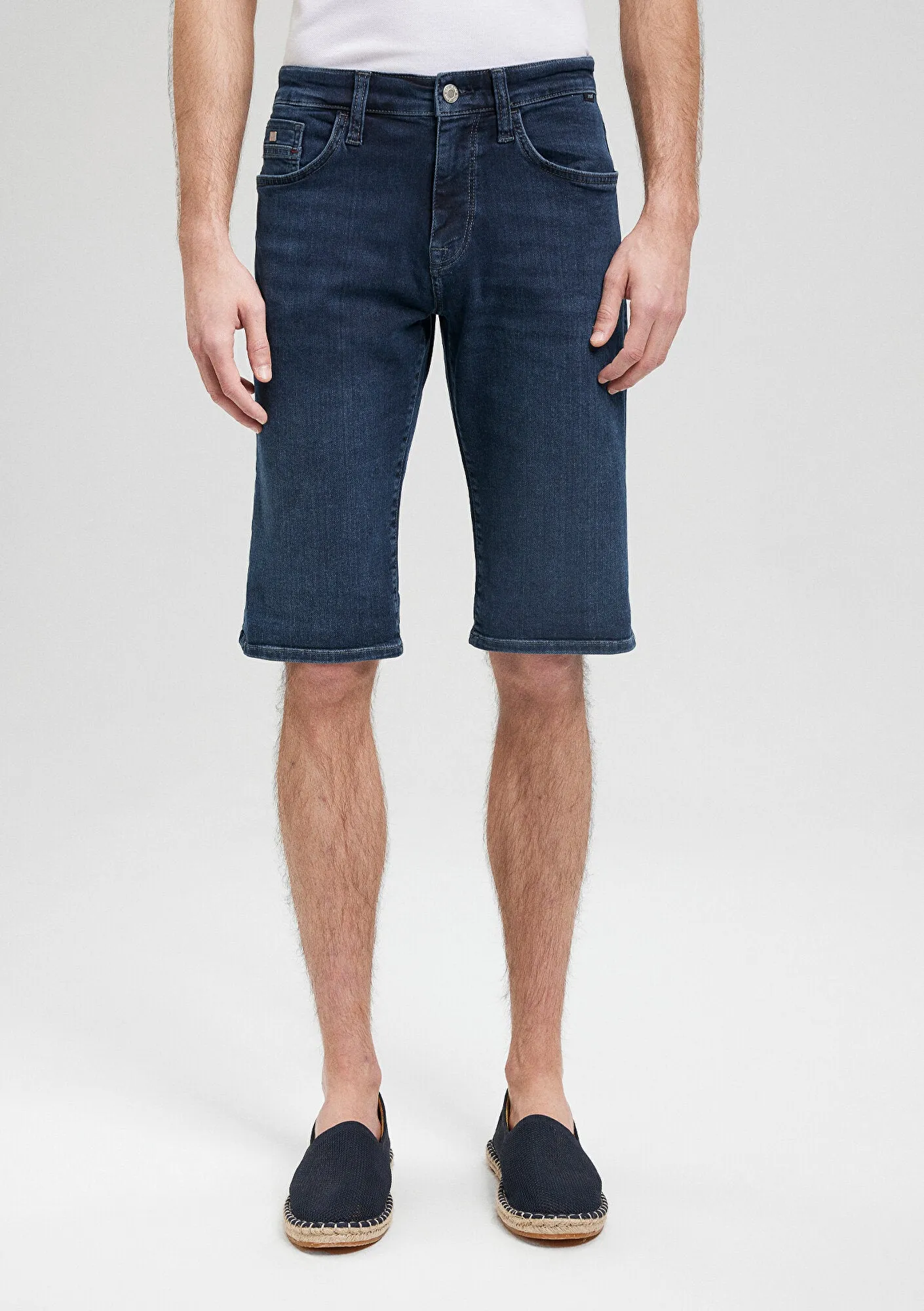 Nicholas Foggy Indigo Mavi Premium Jean Shorts