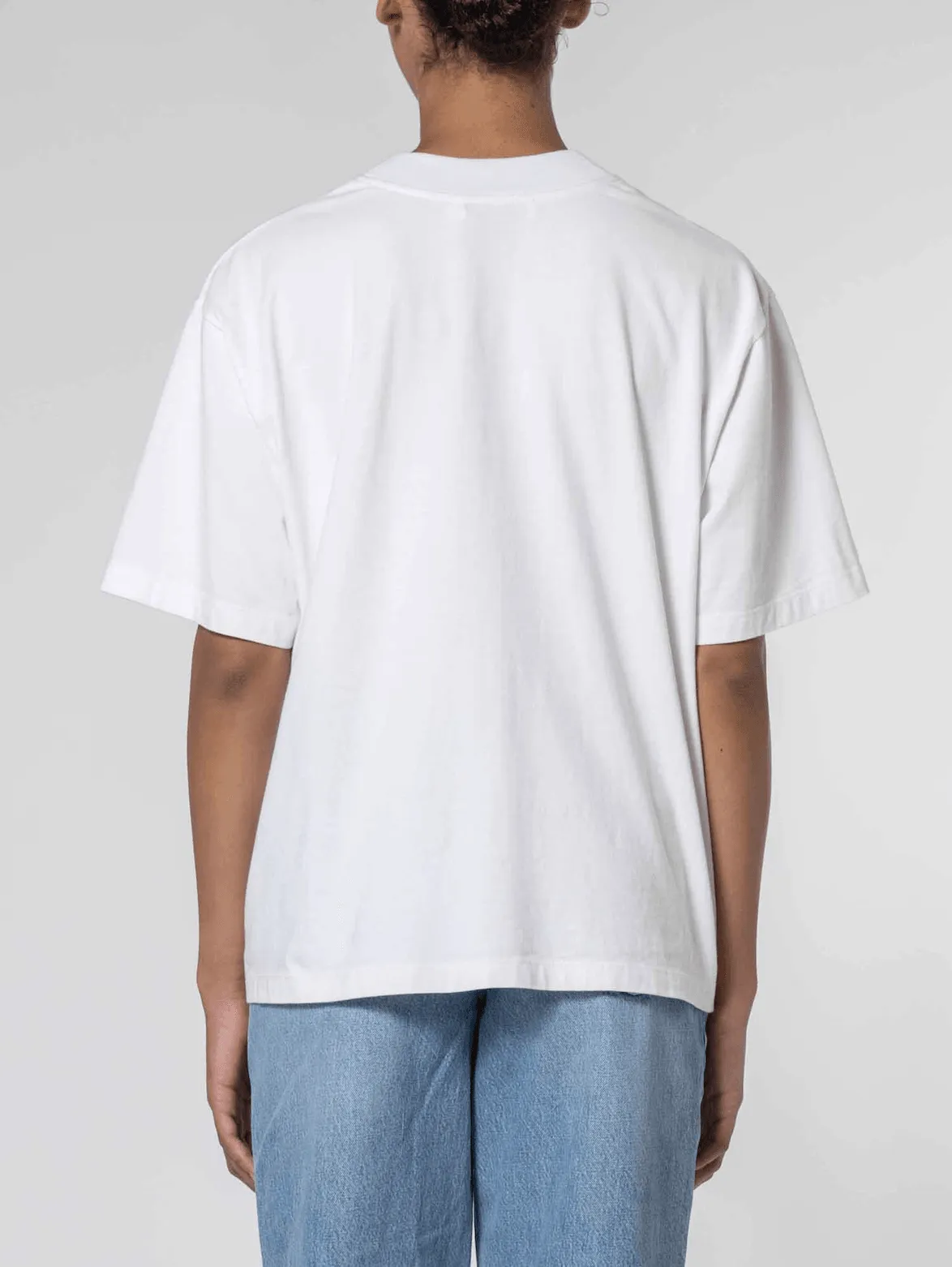 NOBODY DENIM Deep V Tee - White