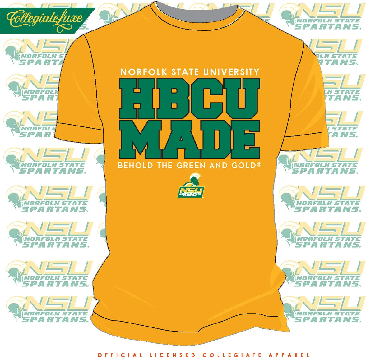 NORFOLK ST. | HBCU MADE Gold Unisex Tees (**)