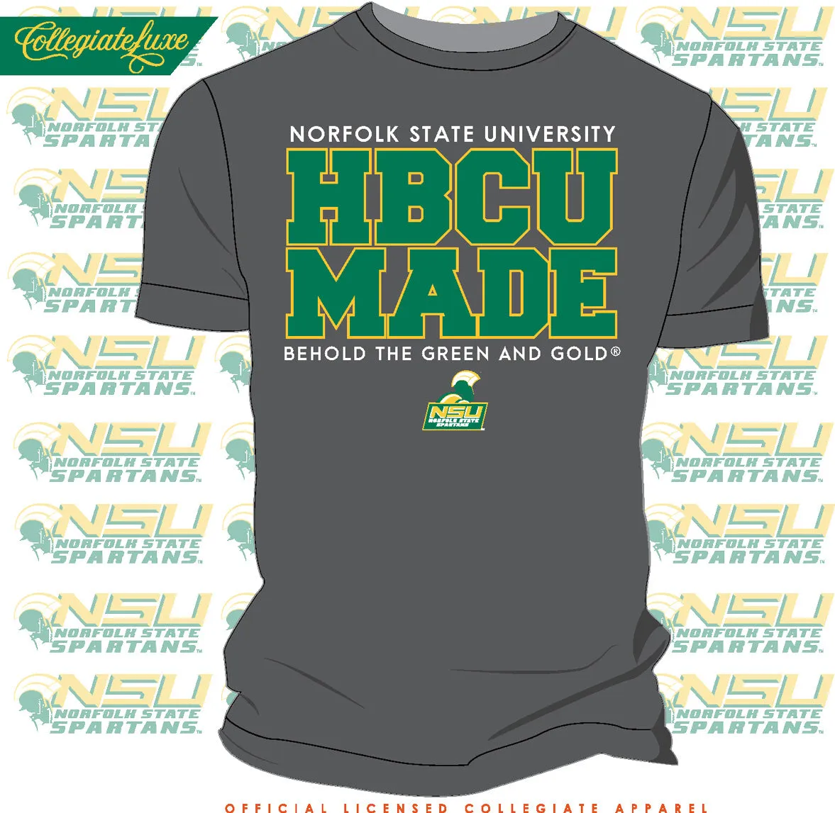 NORFOLK ST. | HBCU MADE Gray Unisex Tees (**)
