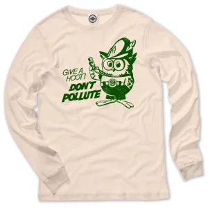 Official Woodsy Owl Men's Long Sleeve Tee