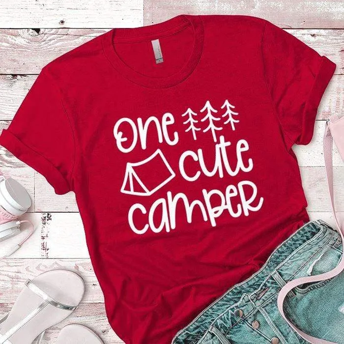 One Cute Camper Premium Tees
