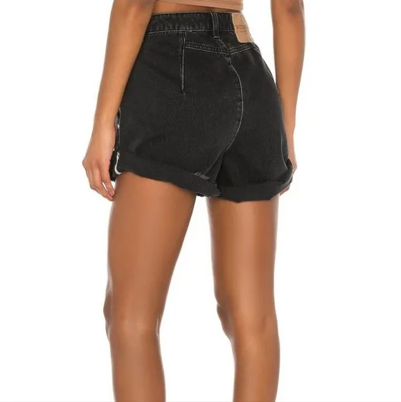One Teaspoon Streetwalker High-Waist Denim Shorts Size 27