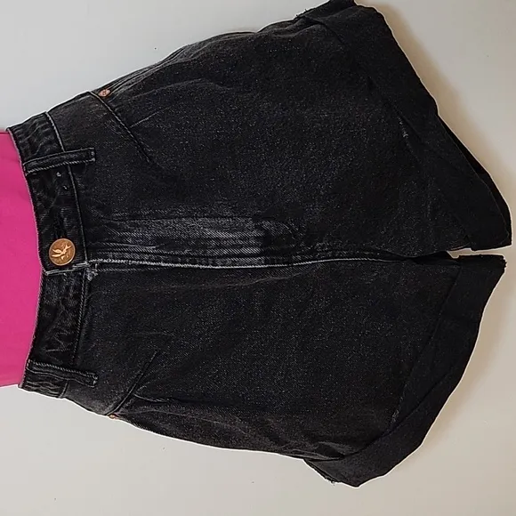 One Teaspoon Streetwalker High-Waist Denim Shorts Size 27
