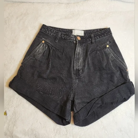 One Teaspoon Streetwalker High-Waist Denim Shorts Size 27