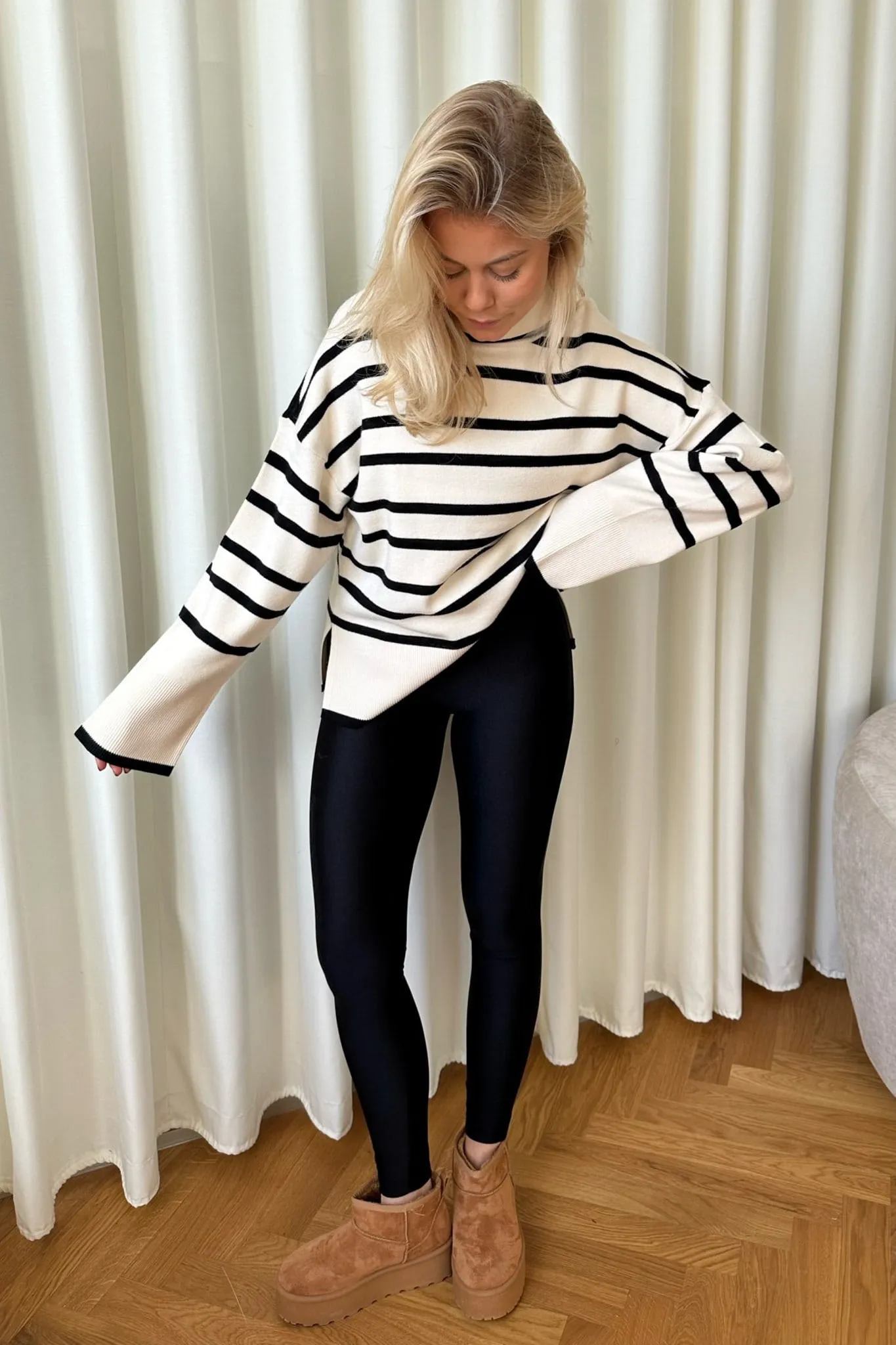 ONLLina Shiny Leggings - Sort
