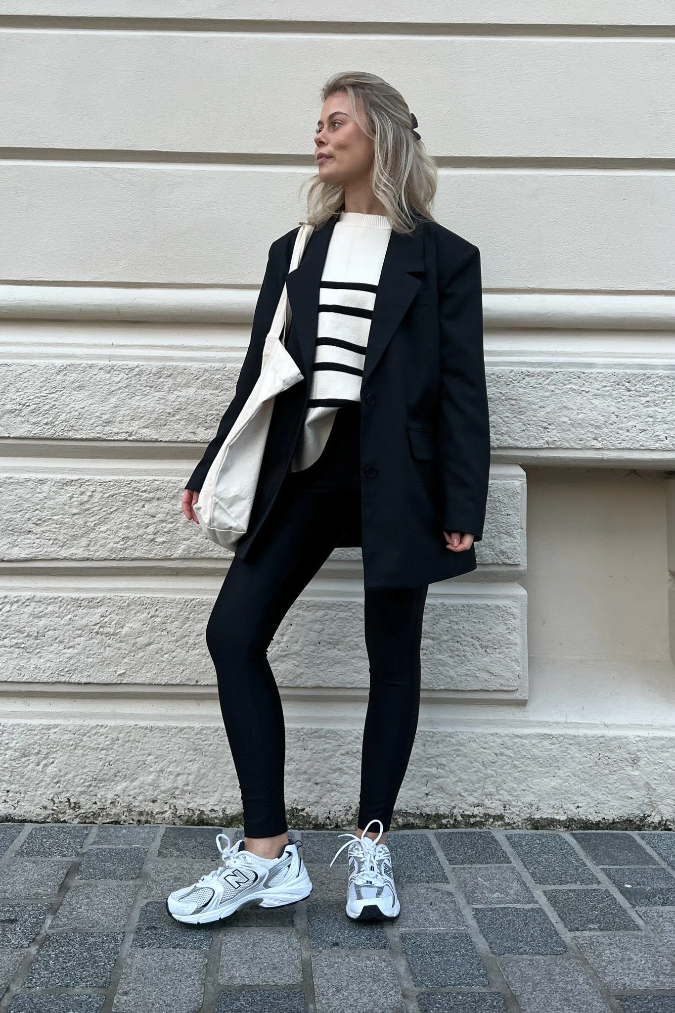 ONLLina Shiny Leggings - Sort