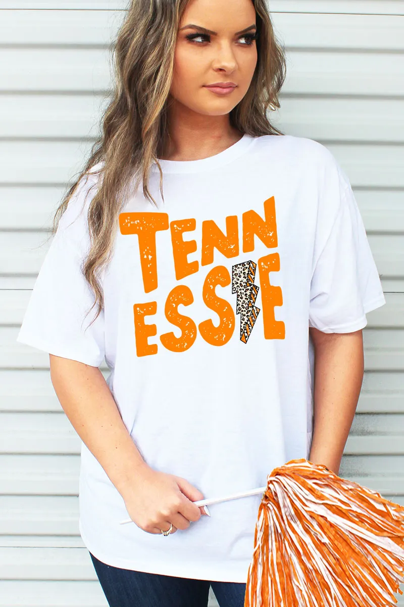 Orange Tennessee Bolt Unisex Blend Tee