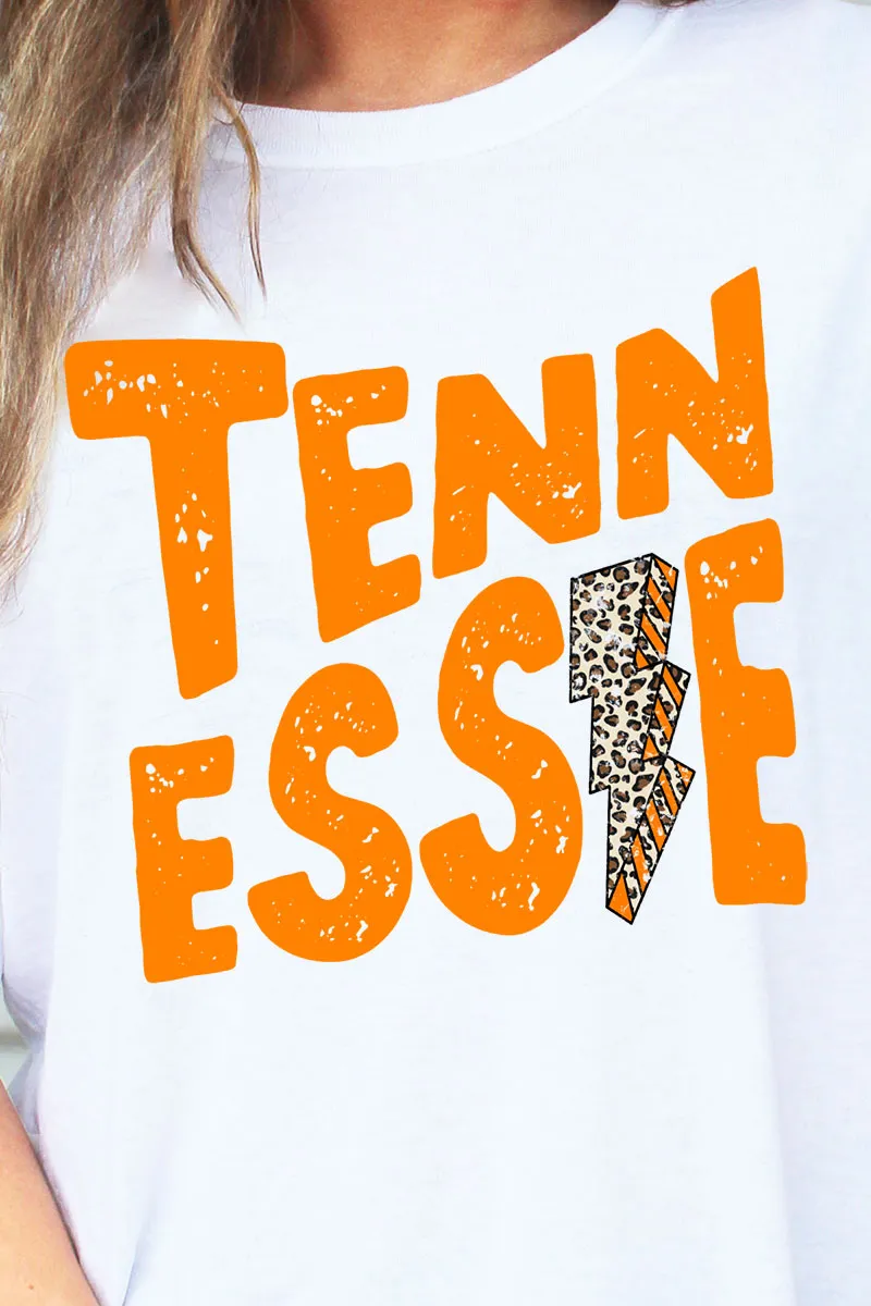 Orange Tennessee Bolt Unisex Blend Tee