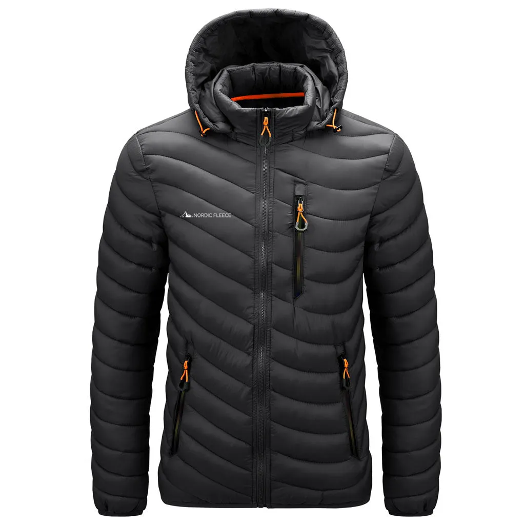 Oväder Men's Hooded Baffle Tech Jacket