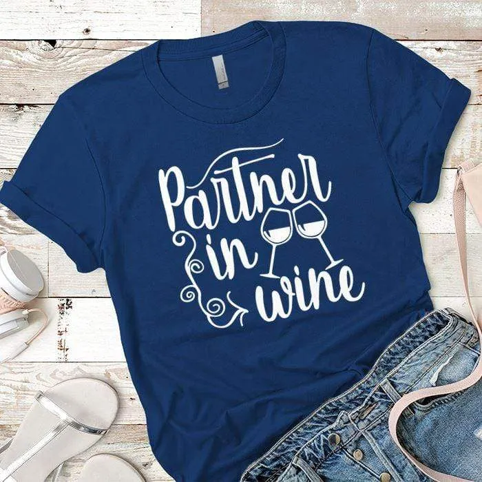 Partner In Wine Premium Tees