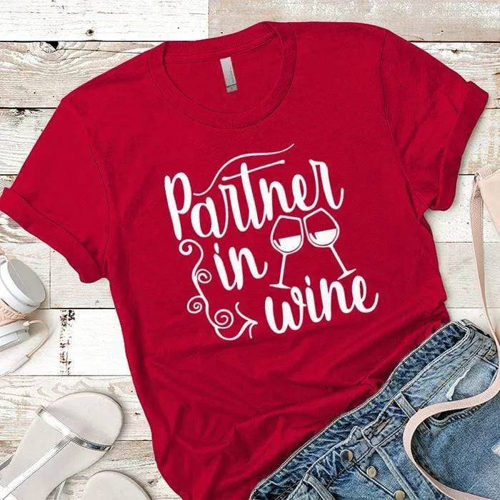 Partner In Wine Premium Tees