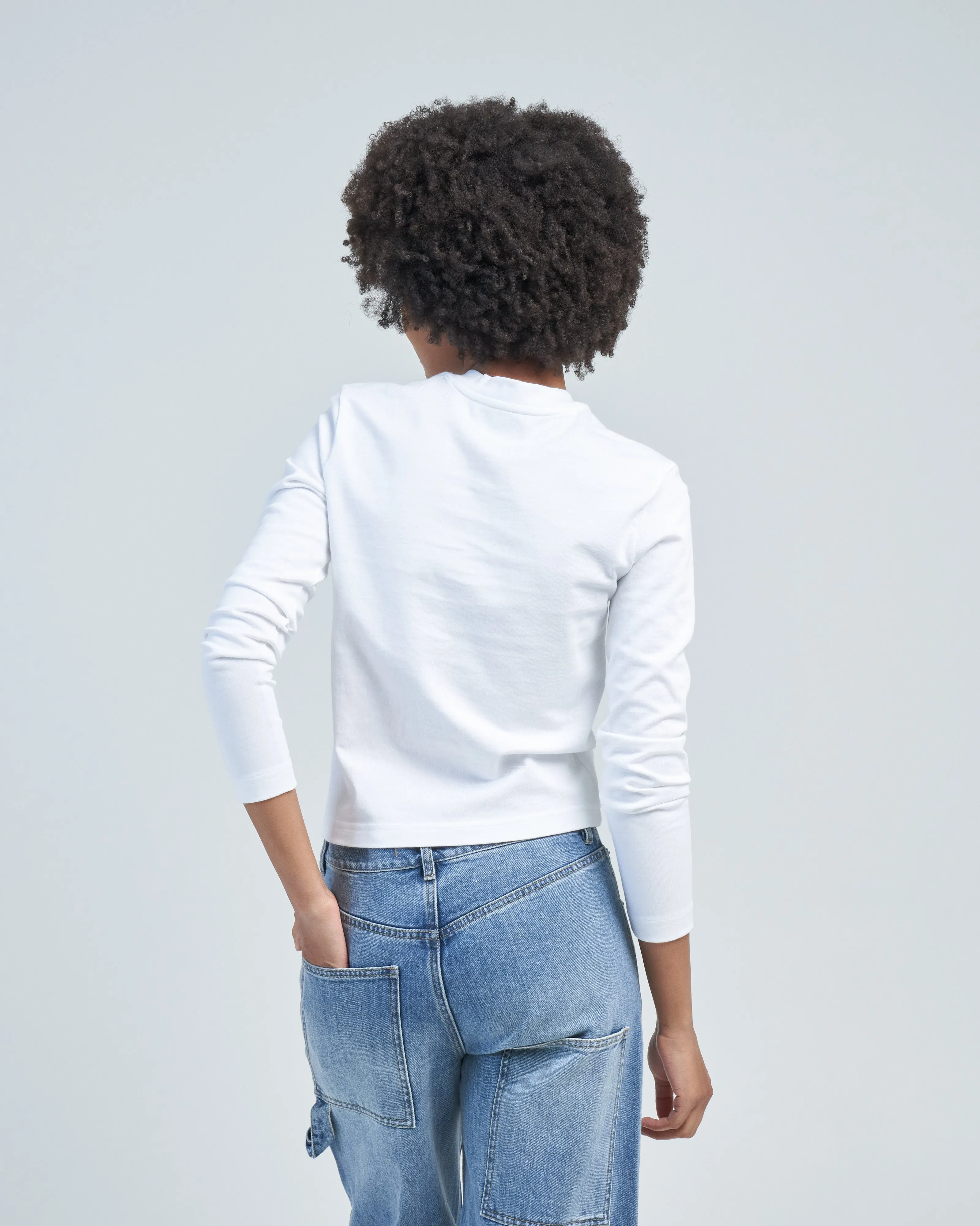 perfect shrunken v neck tee