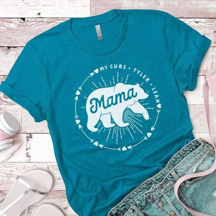 PERSONALIZED Mama Bear Premium Tees