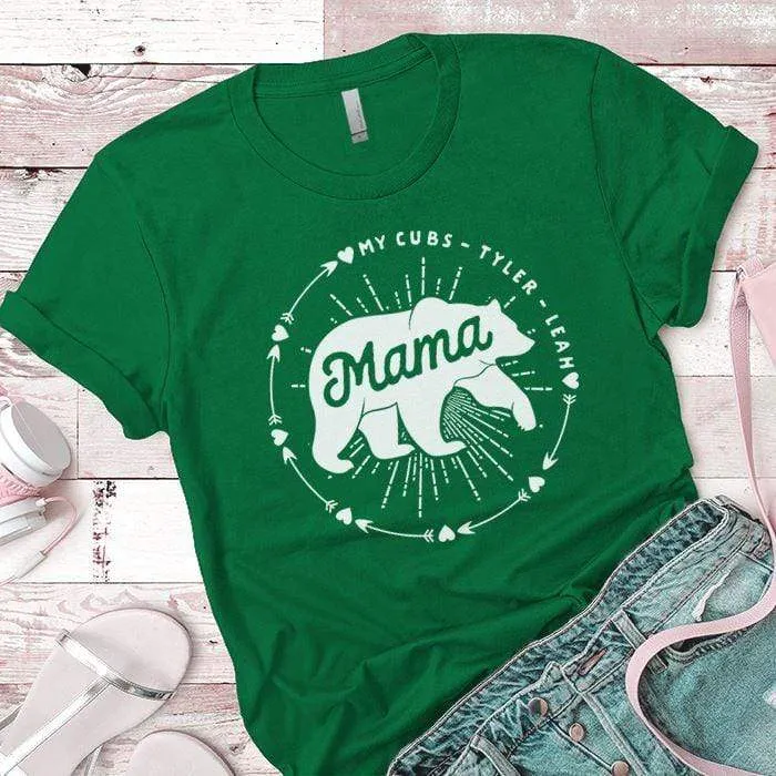 PERSONALIZED Mama Bear Premium Tees