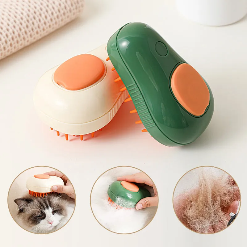Pet Bathing Brush with Spray for Dog & Cat