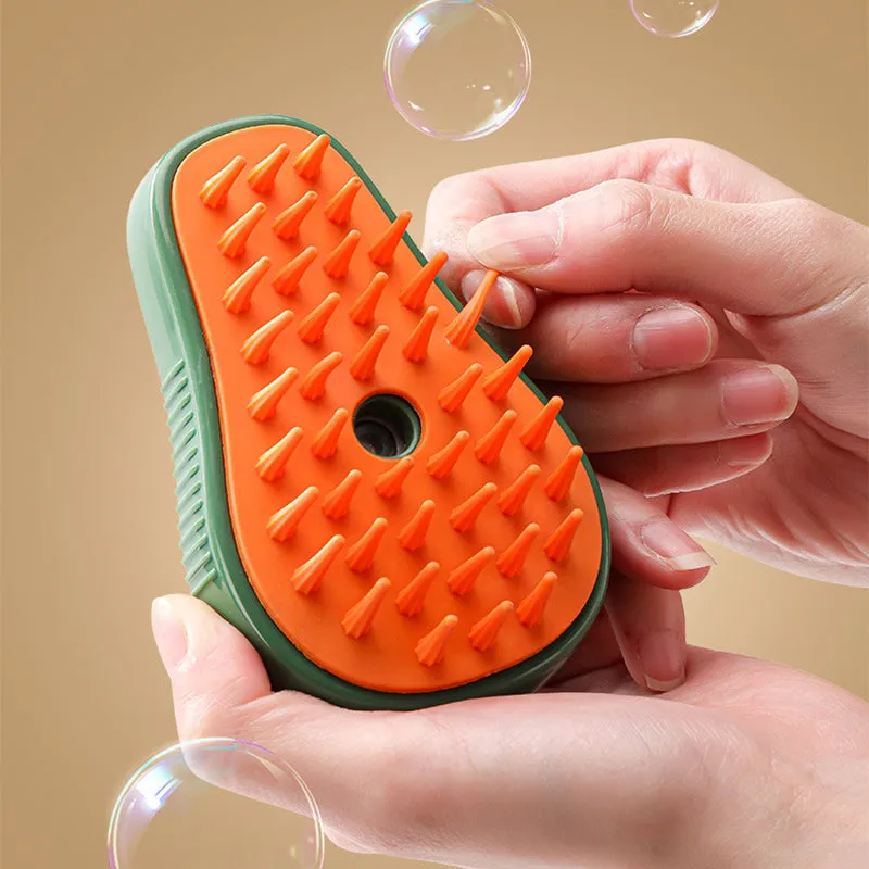 Pet Bathing Brush with Spray for Dog & Cat