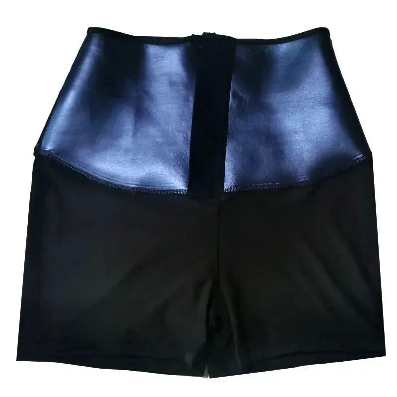 Phoebe Thermo Sauna Compressing Short Leggings With Hooks