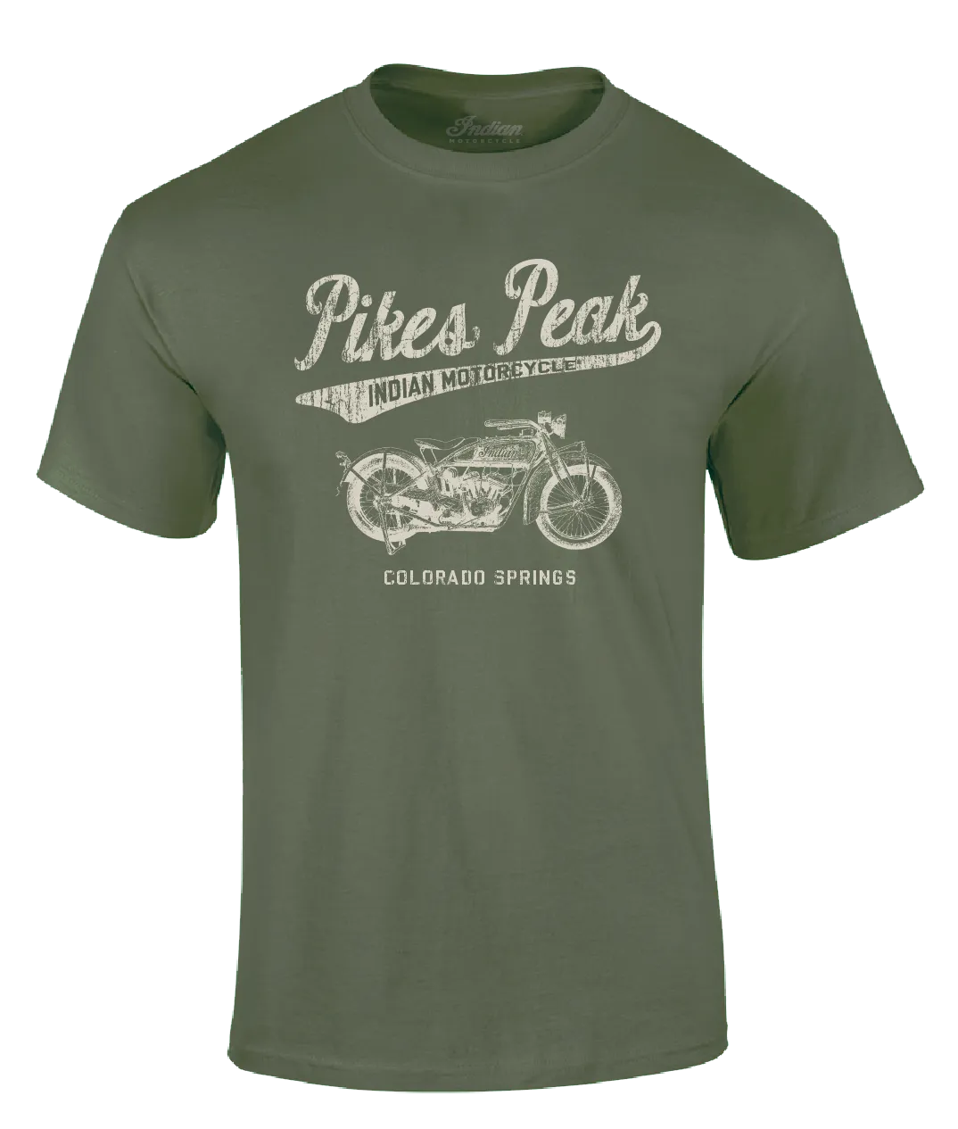 Pikes Peak Vintage Script - Green