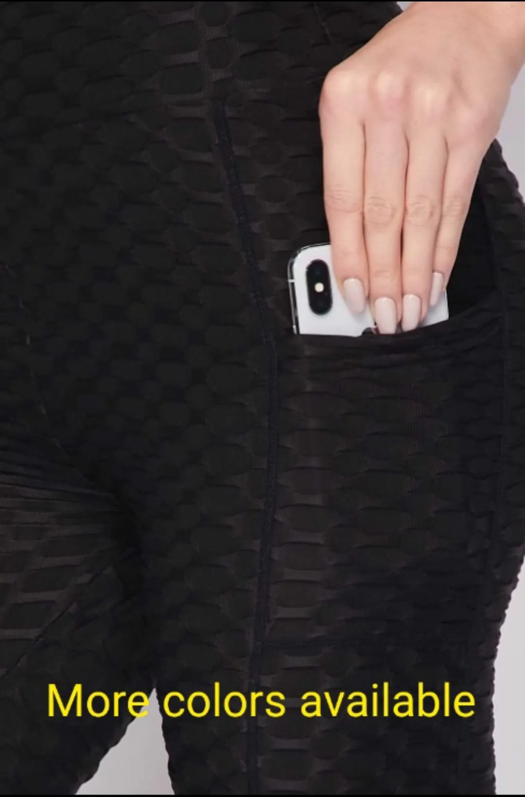 Plus Honeycomb Leggings w/ Pockets