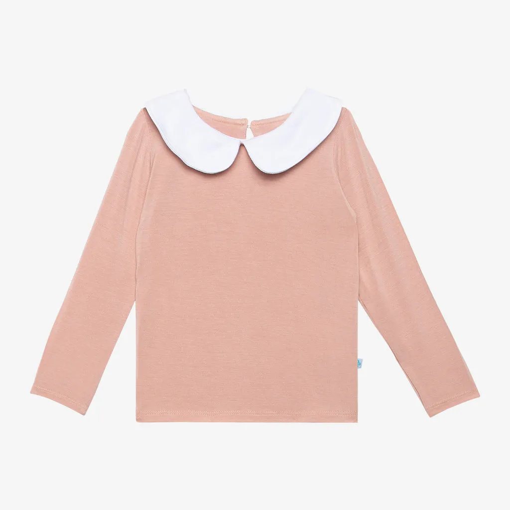 Posh Peanut Carmen L/S Peterpan Collar T-Shirt & Skirted Legging Set