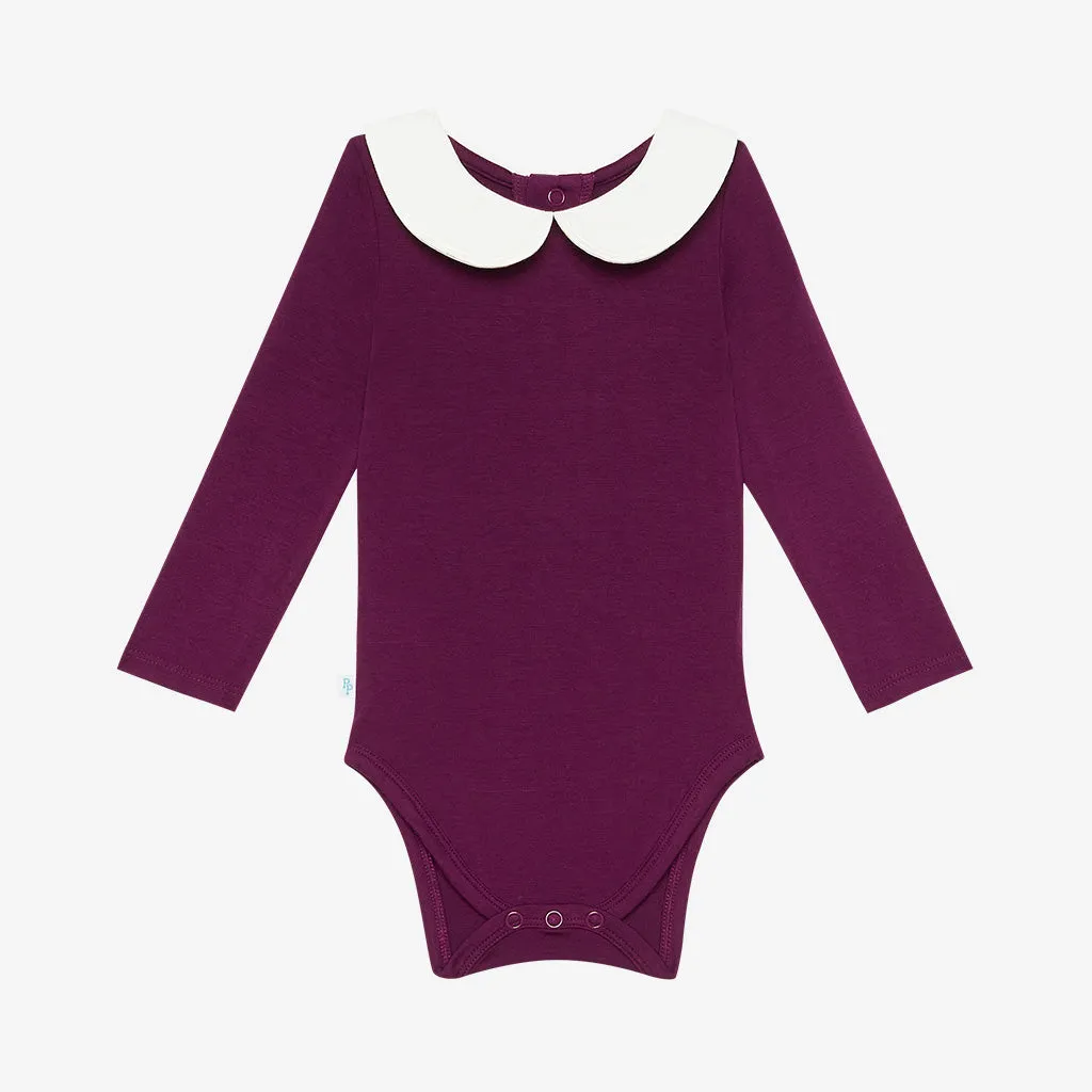 Posh Peanut Zelda L/S Peterpan Collar Bodysuit & Skirted Legging Set