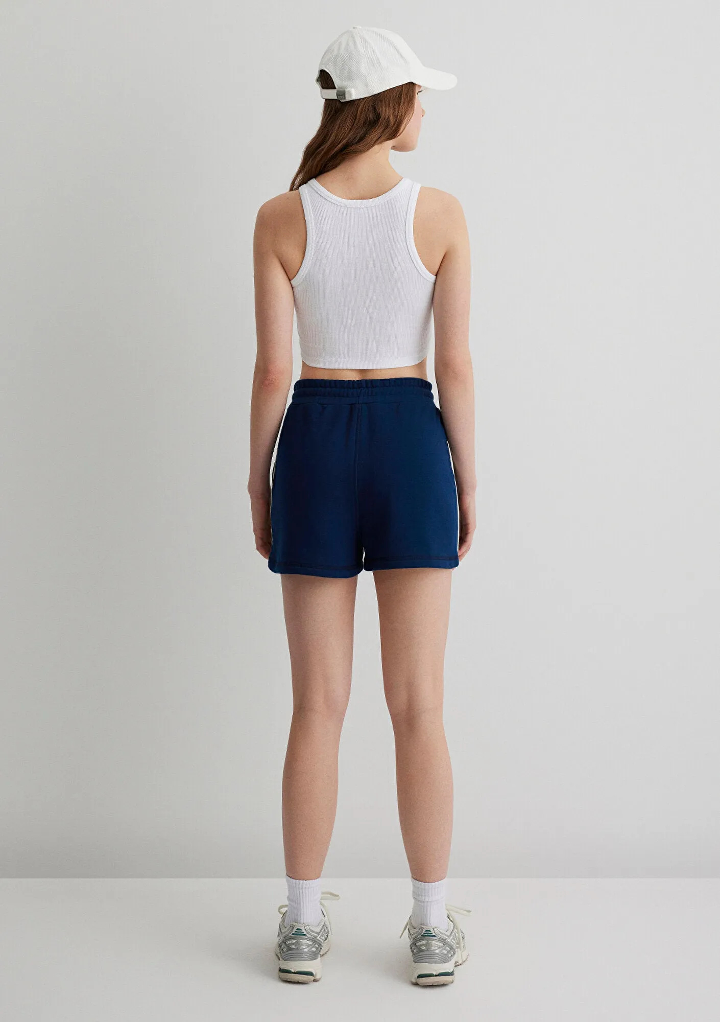 Printed Navy Shorts