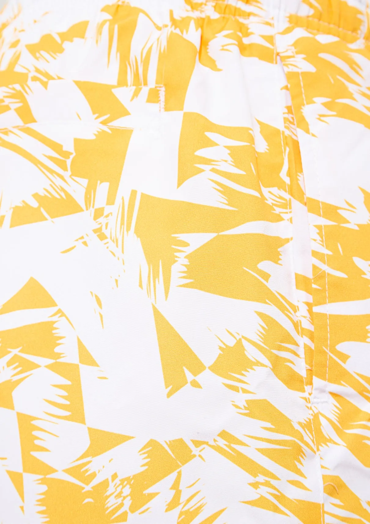 Printed Yellow Trunks