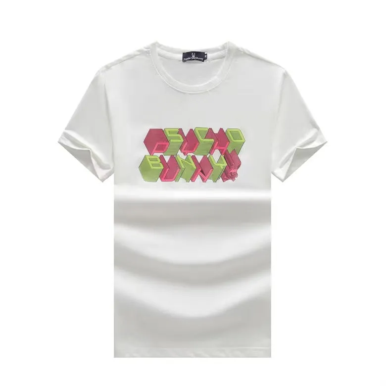 Psycho Bunny Men's Regular Fitted T-shirt-White