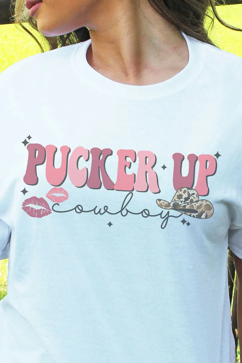 Pucker Up Cowboy Dri-Power 50/50 Tee