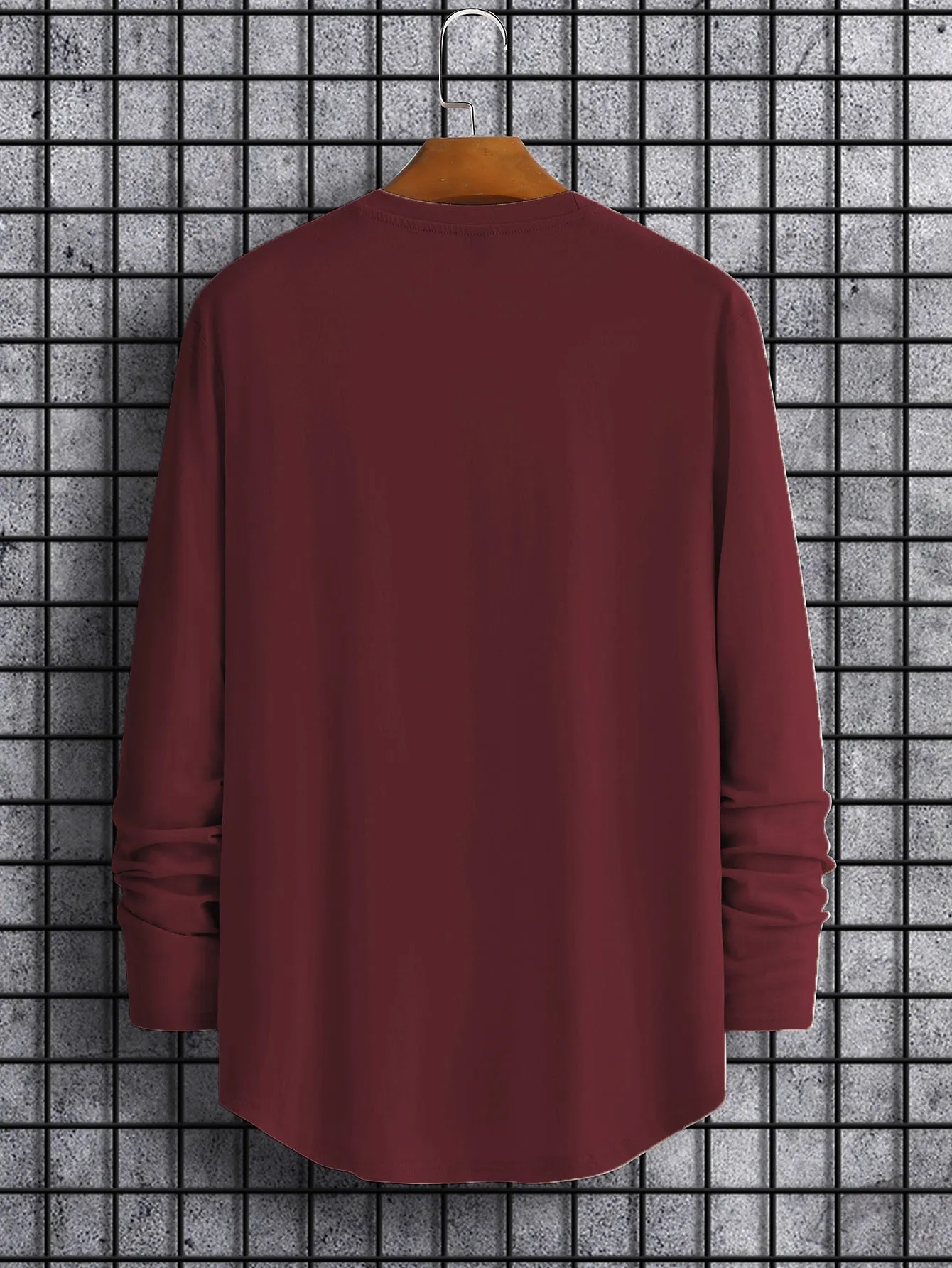 QA Homme Men Letter Graphic Tee