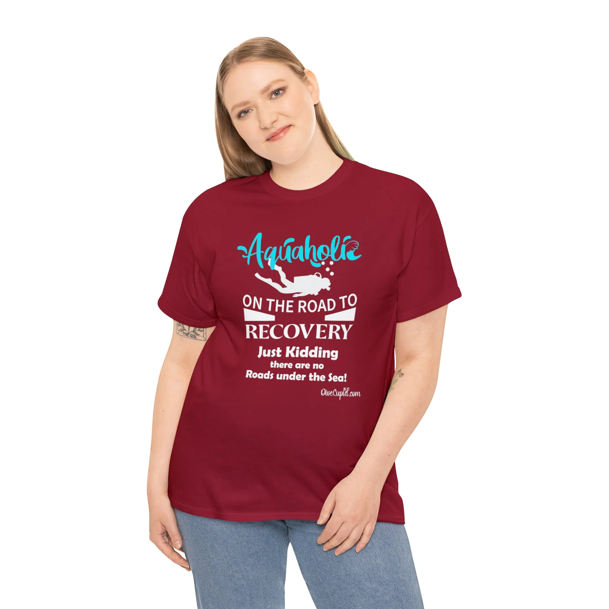 "Aquaholic ... on the road to recovery" Relaxed Fit T-shirt