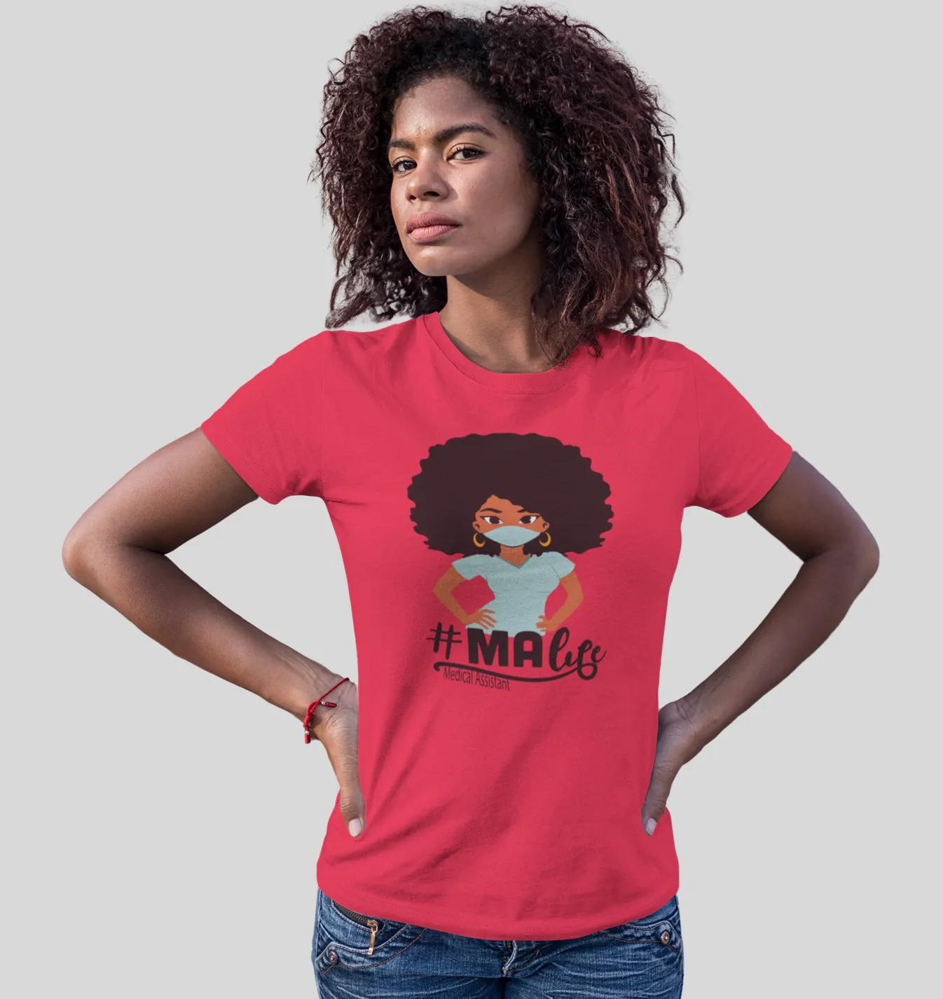 "MA Life" Women's Fitted Tee