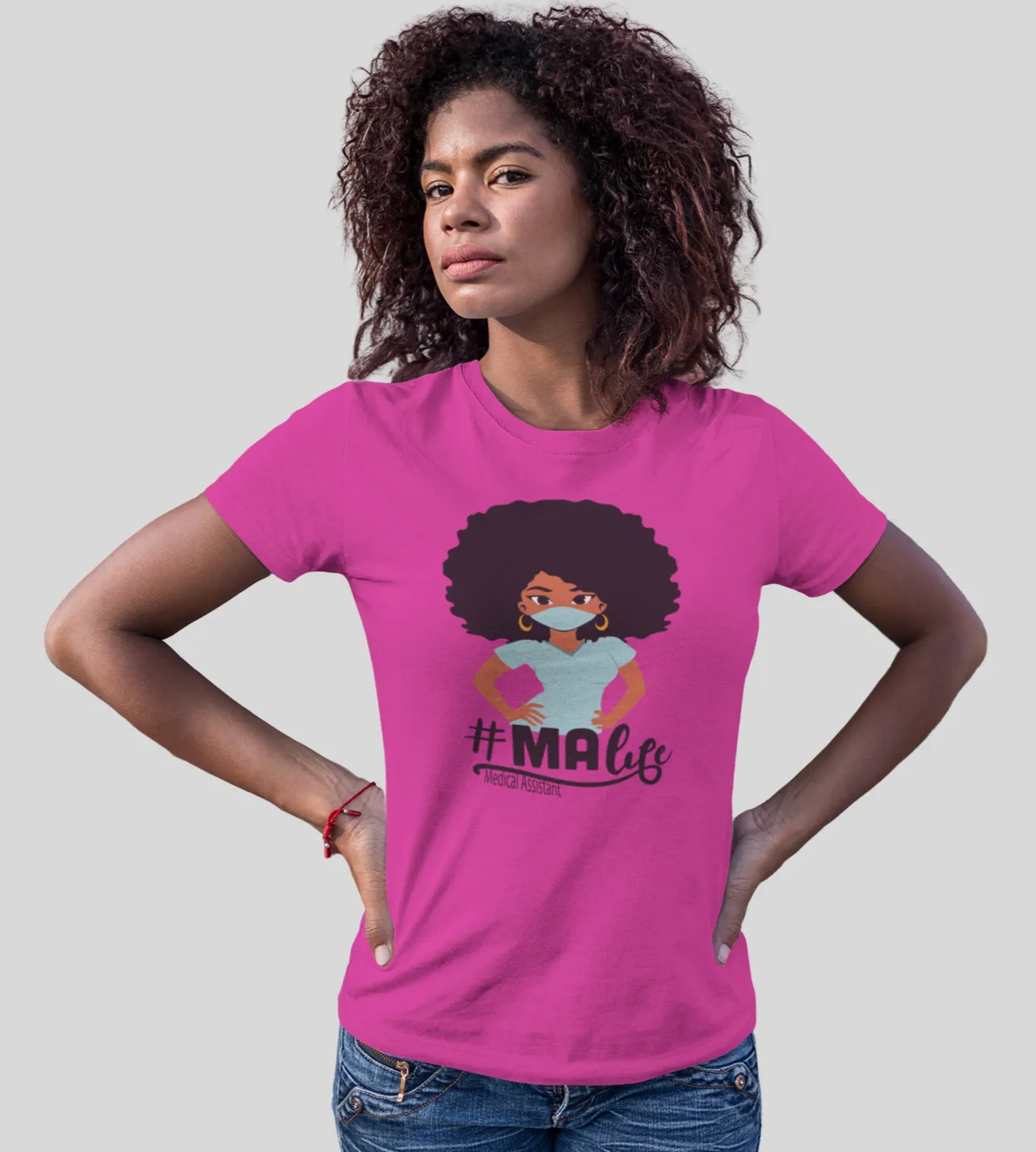 "MA Life" Women's Fitted Tee